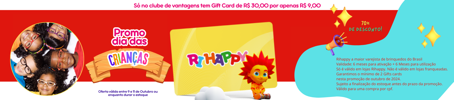 Dia das Crianças com Rihappy