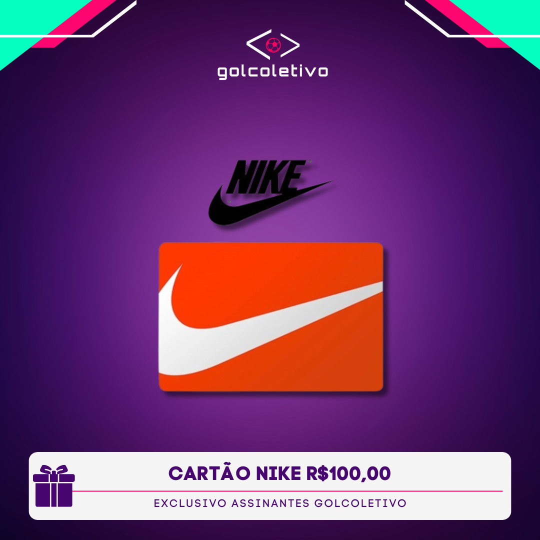 Cartão Presente Nike R$100