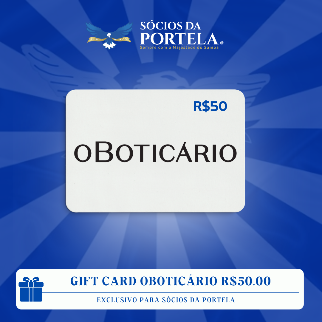GIFT CARD OBOTICÁRIO R$50