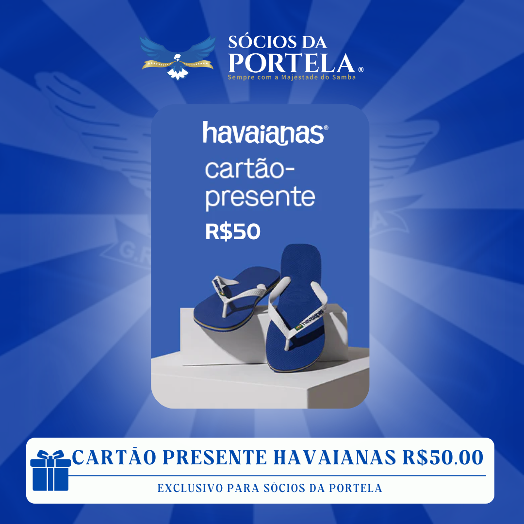 Cartão Presente Havaianas R$50